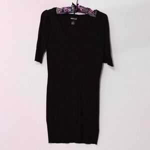 Black Wetseal sparkle sweater dress size small